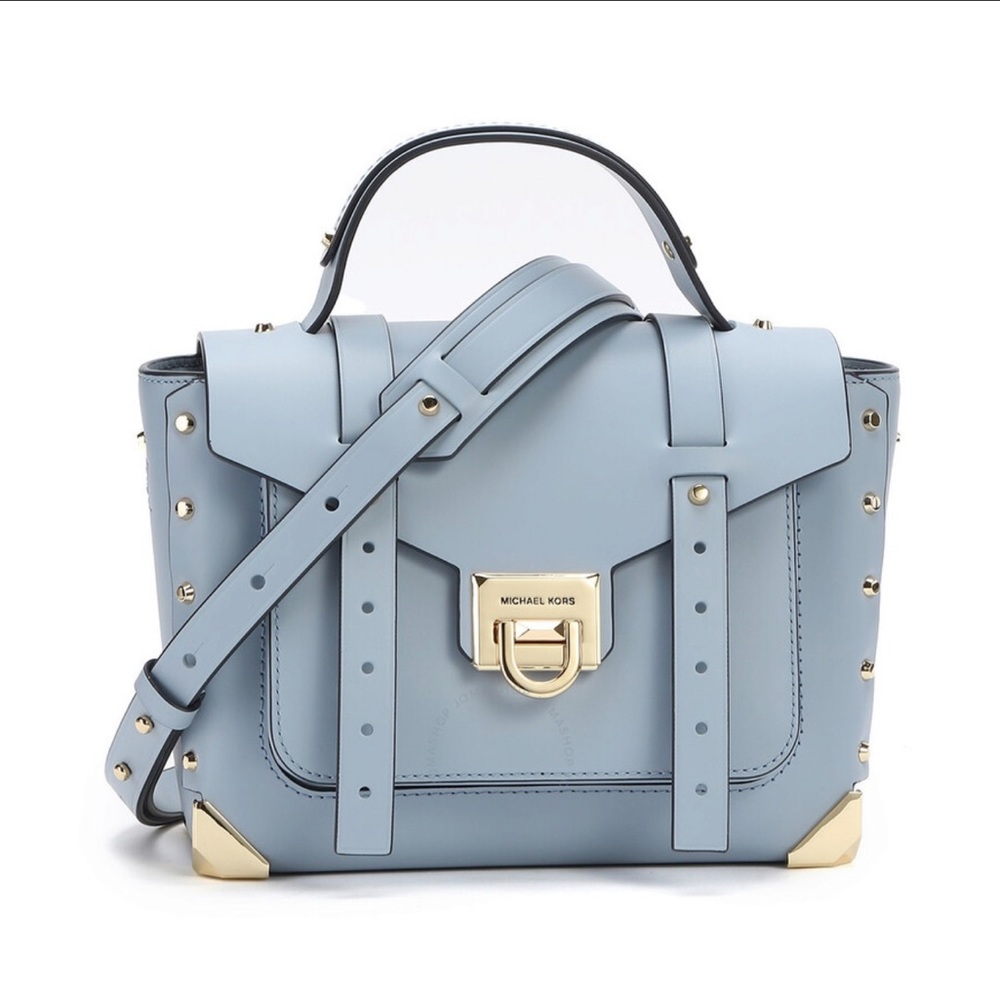 Michael Kors Manhattan medium leather satchel